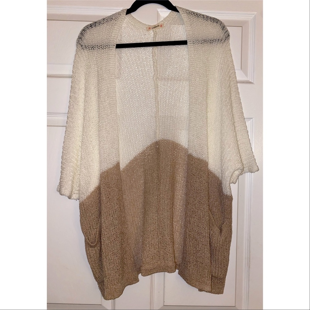 NWOT Colorblock Cardigan